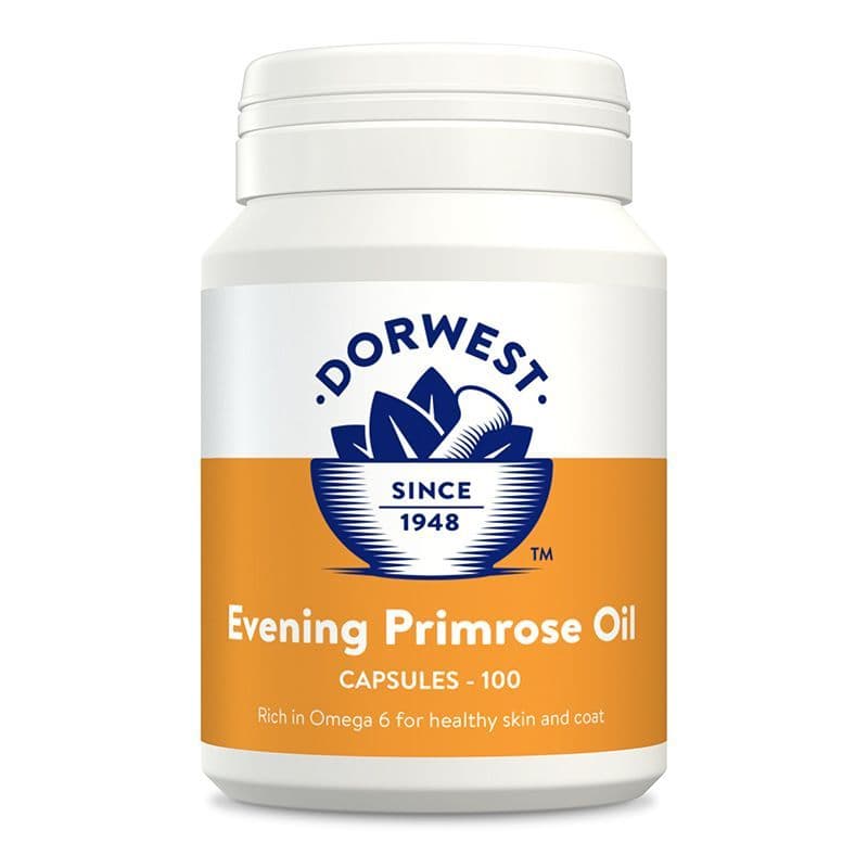 Dorwest Evening Primrose Oil Capsules (100) Raw Feeding Lancs Ltd