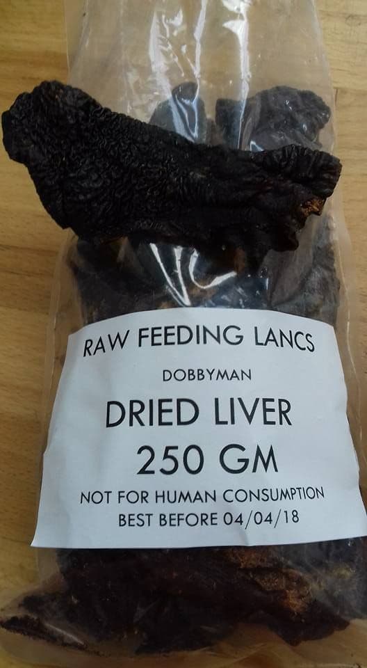 DRIED BEEF LIVER 100 G Raw Feeding Lancs Ltd