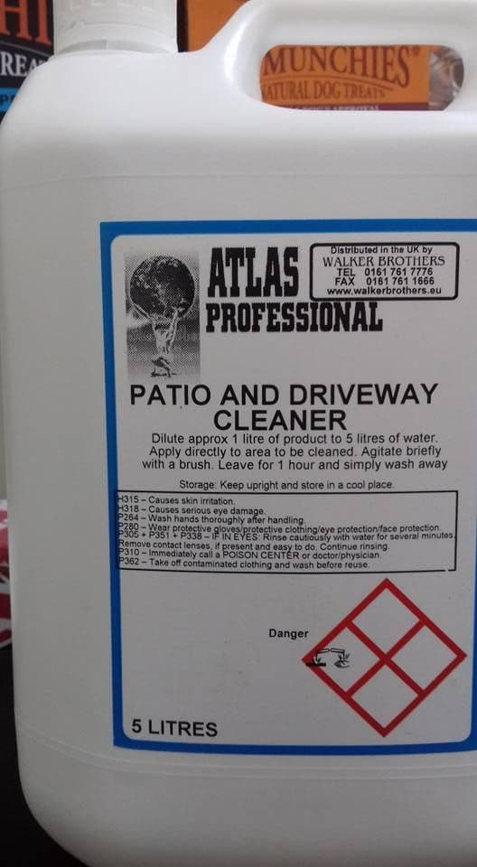 PATIO & DRIVEWAY CLEANER 5LTR Raw Feeding Lancs Ltd